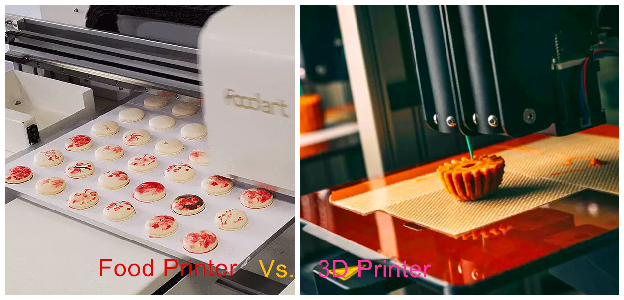 Impresora 3D versus impresora de alimentos